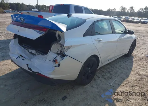 2021 Hyundai Elantra Sel z USA, uszkodzony, nr VIN 5NPLM4AG9MH000950